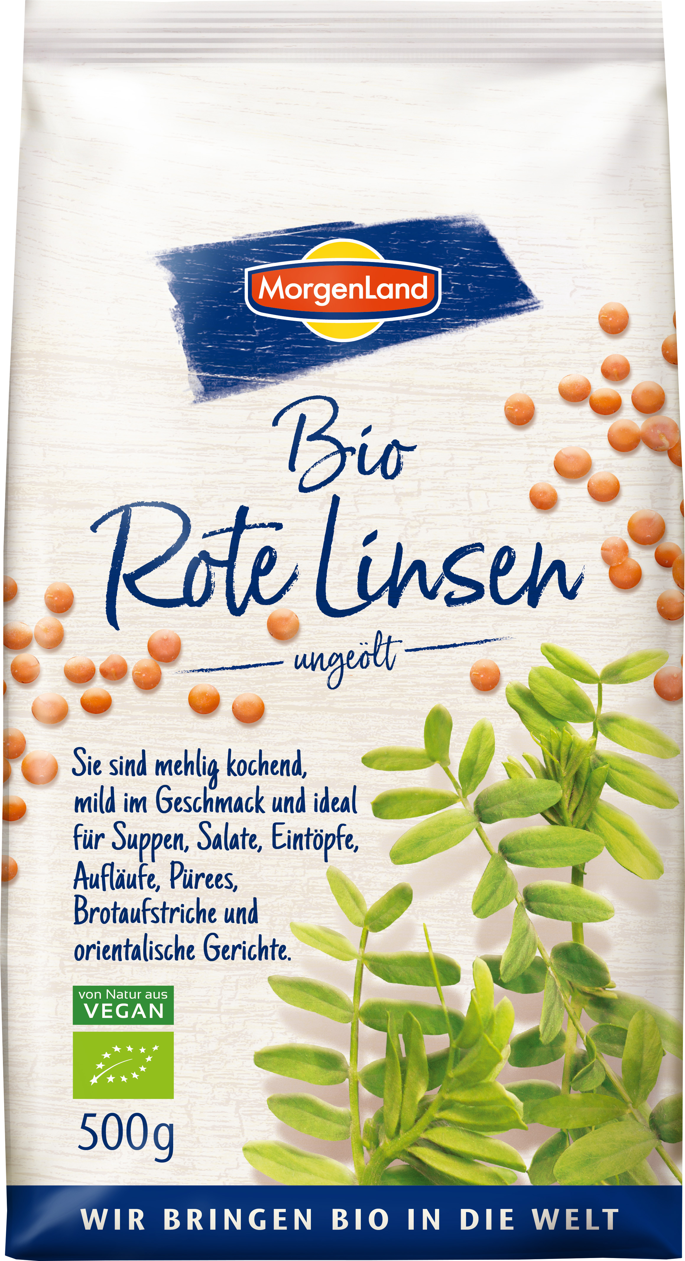 MorgenLand Rote Linsen 500g
