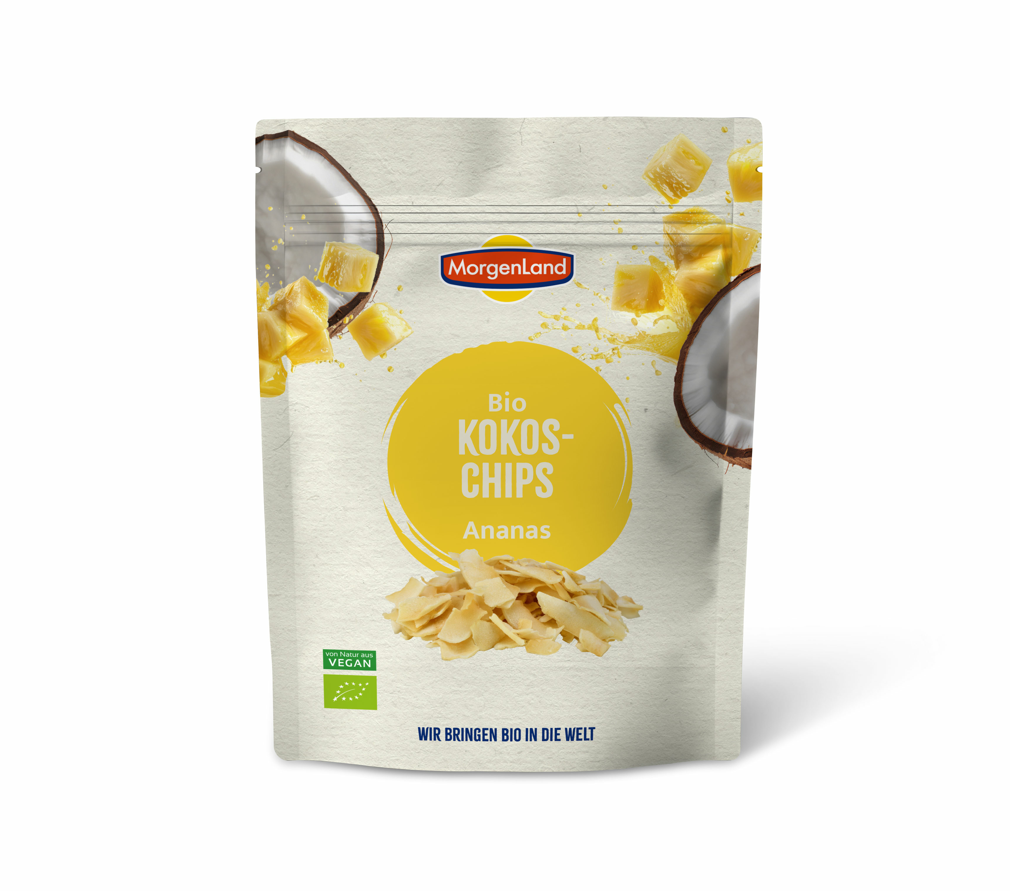 Morgenland Kokoschips Ananas 55g