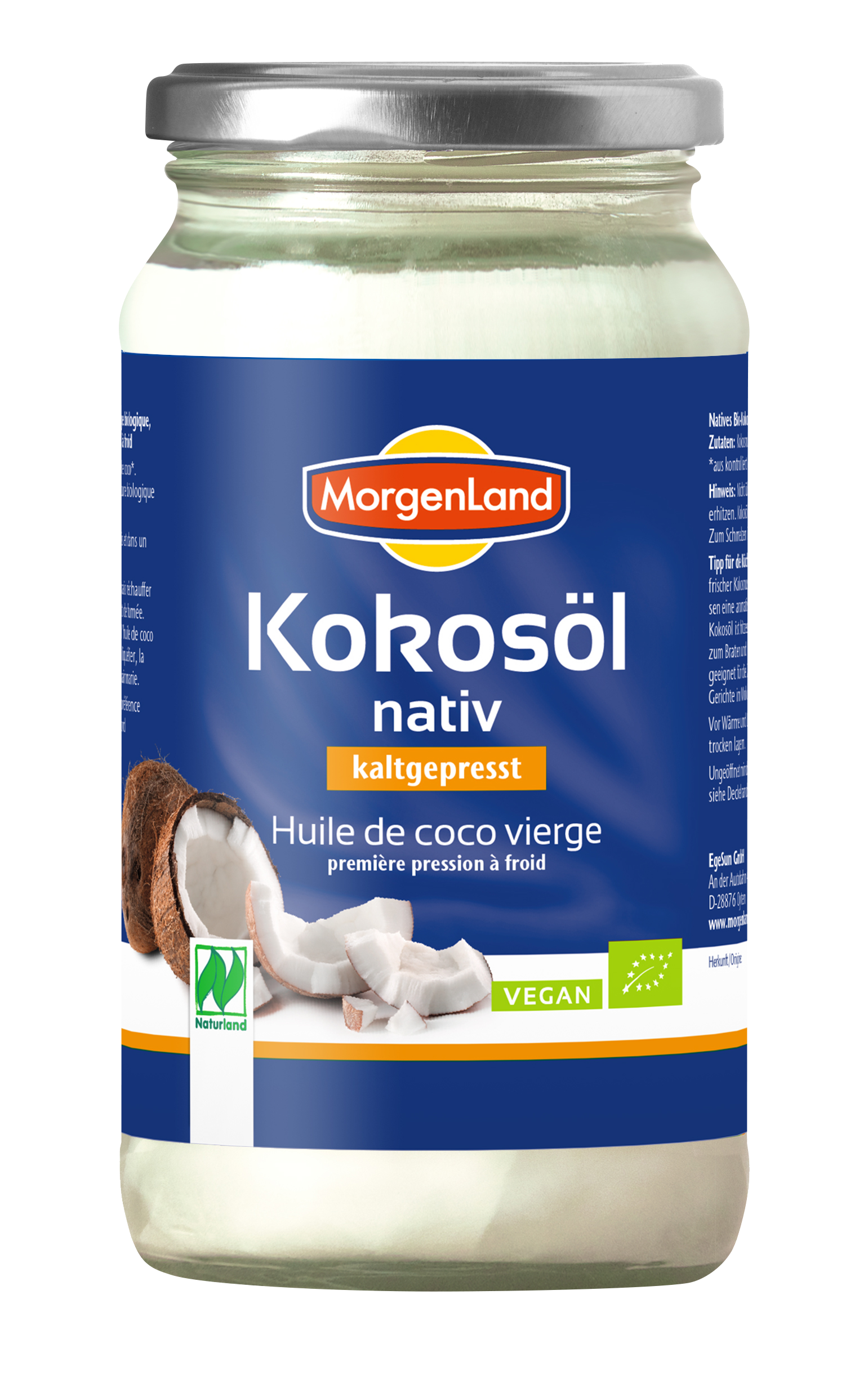 MorgenLand Kokosöl nativ 950ml/nl