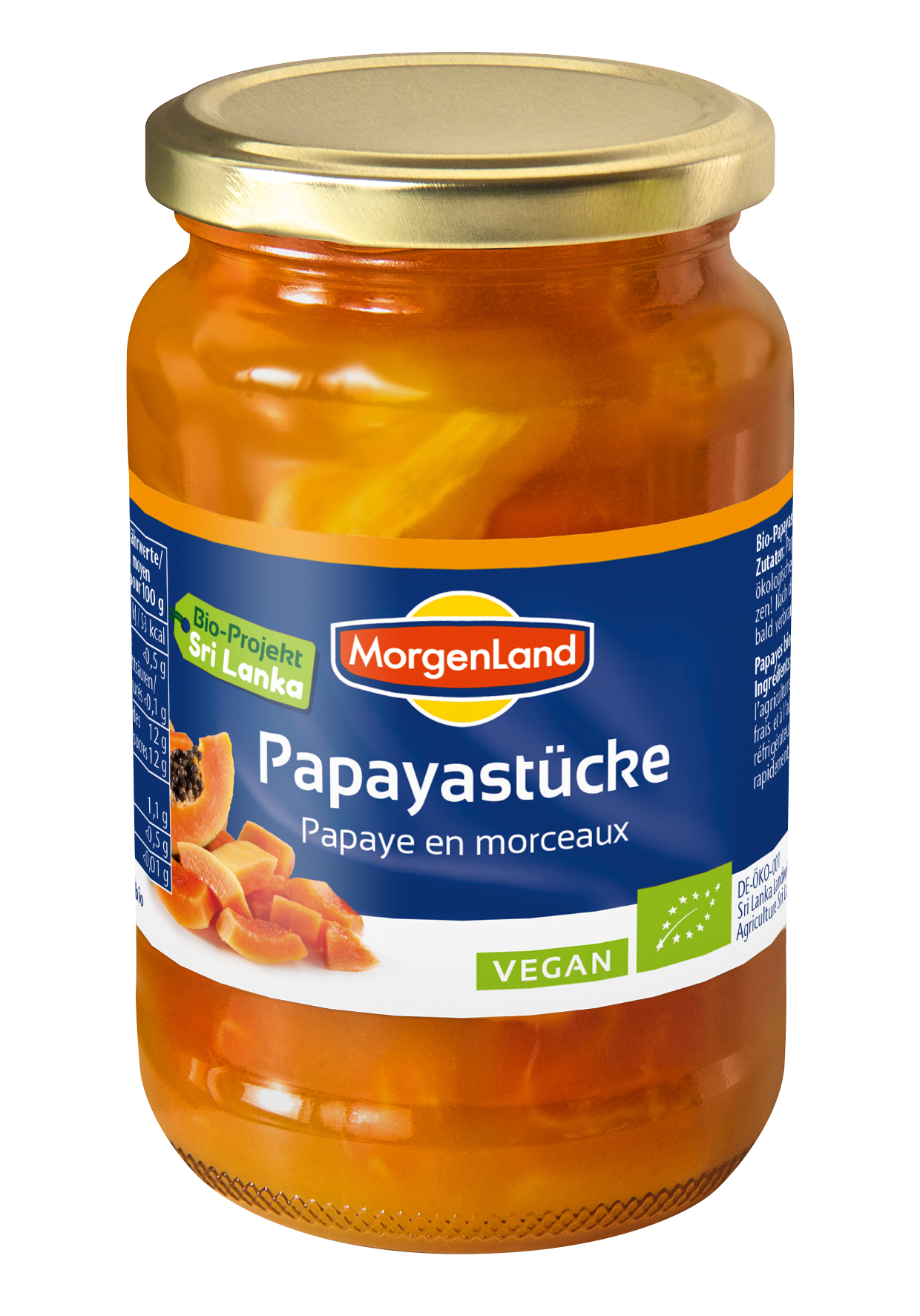 MorgenLand Papayastücke 350g