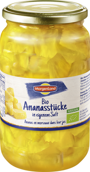 MorgenLand Ananasstücke im eigenen Saft 685g