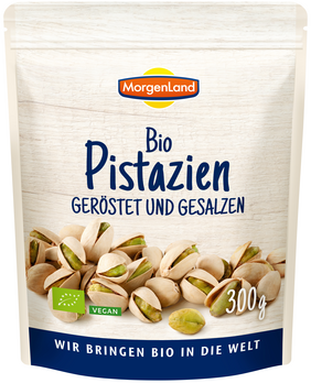 MorgenLand Jumbo Pistazien geröstet & gesalzen 300g/nl