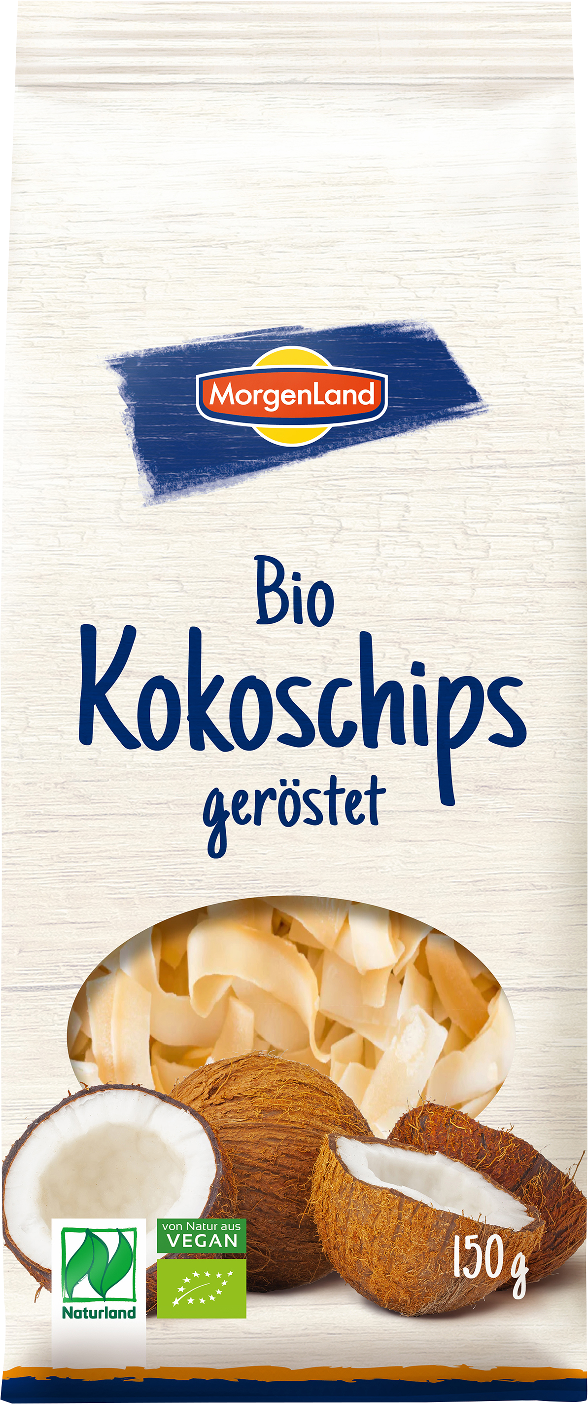 MorgenLand Kokoschips geröstet 150g