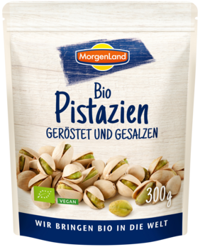 MorgenLand Jumbo Pistazien geröstet & gesalzen 300g/nl