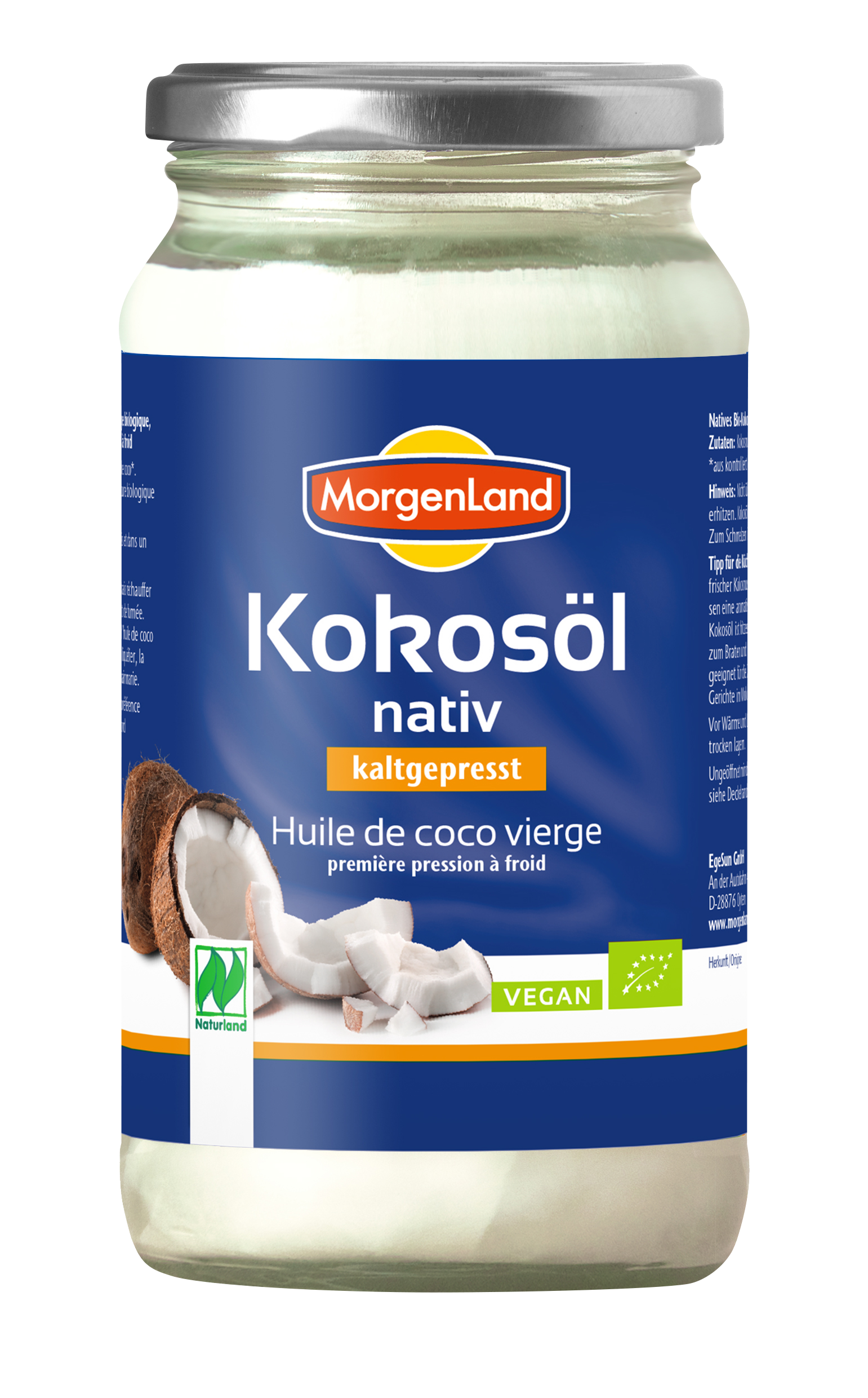MorgenLand Kokosöl nativ 950ml 
