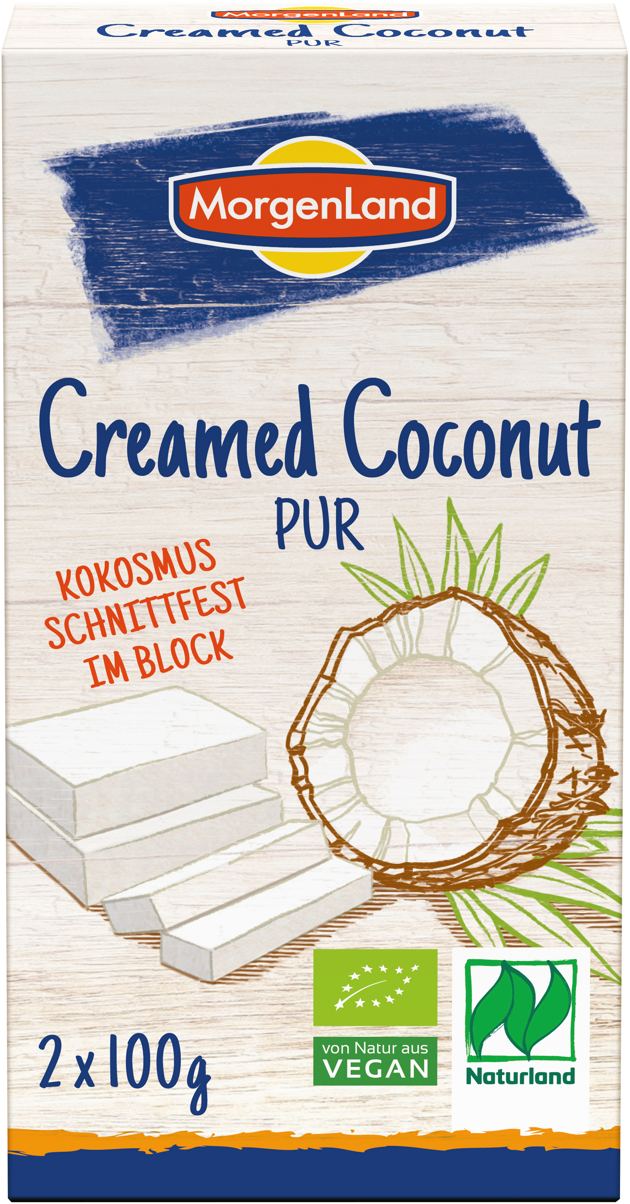MorgenLand Creamed Coconut pur 200g