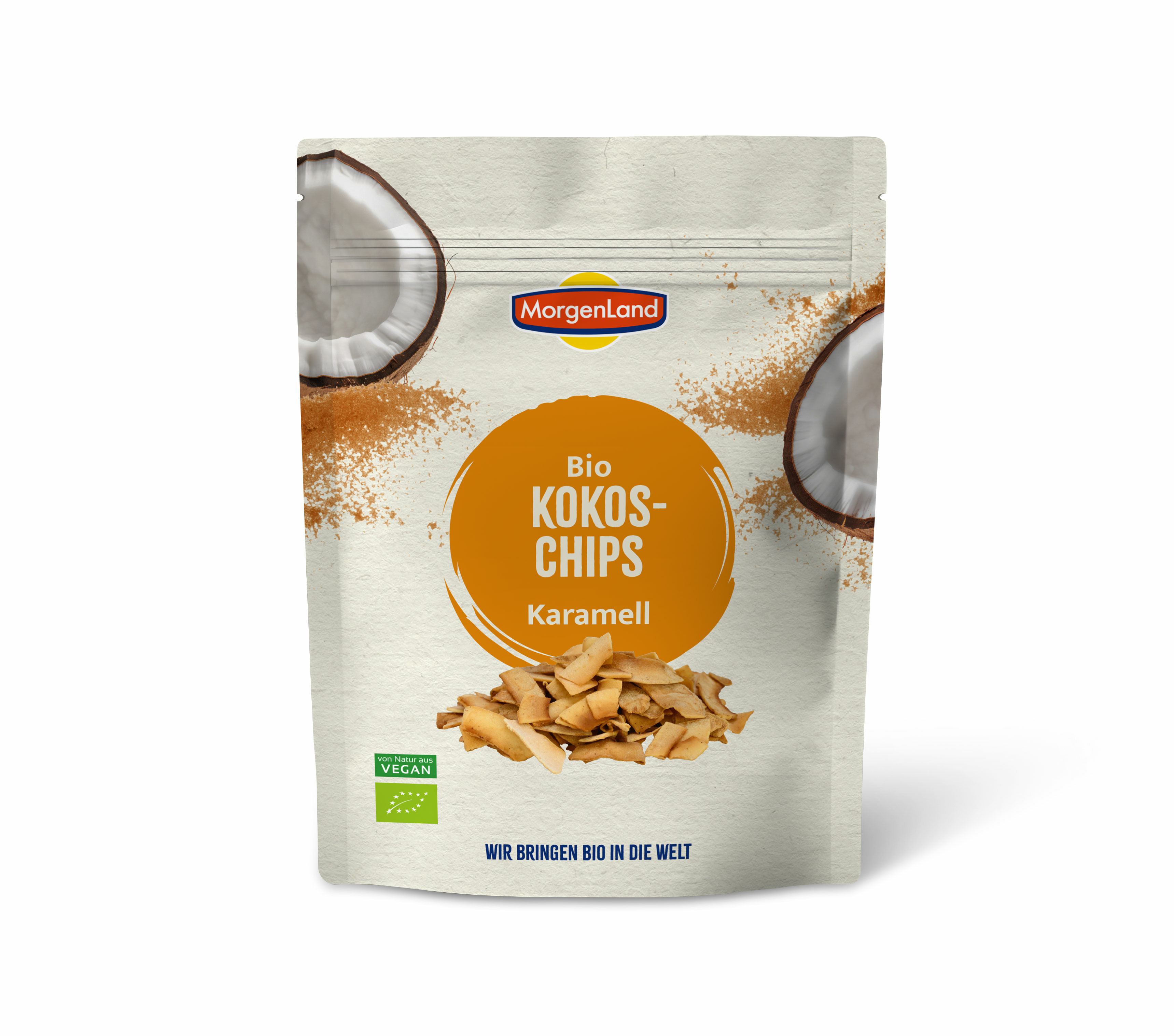 Morgenland Kokoschips Karamell 55g