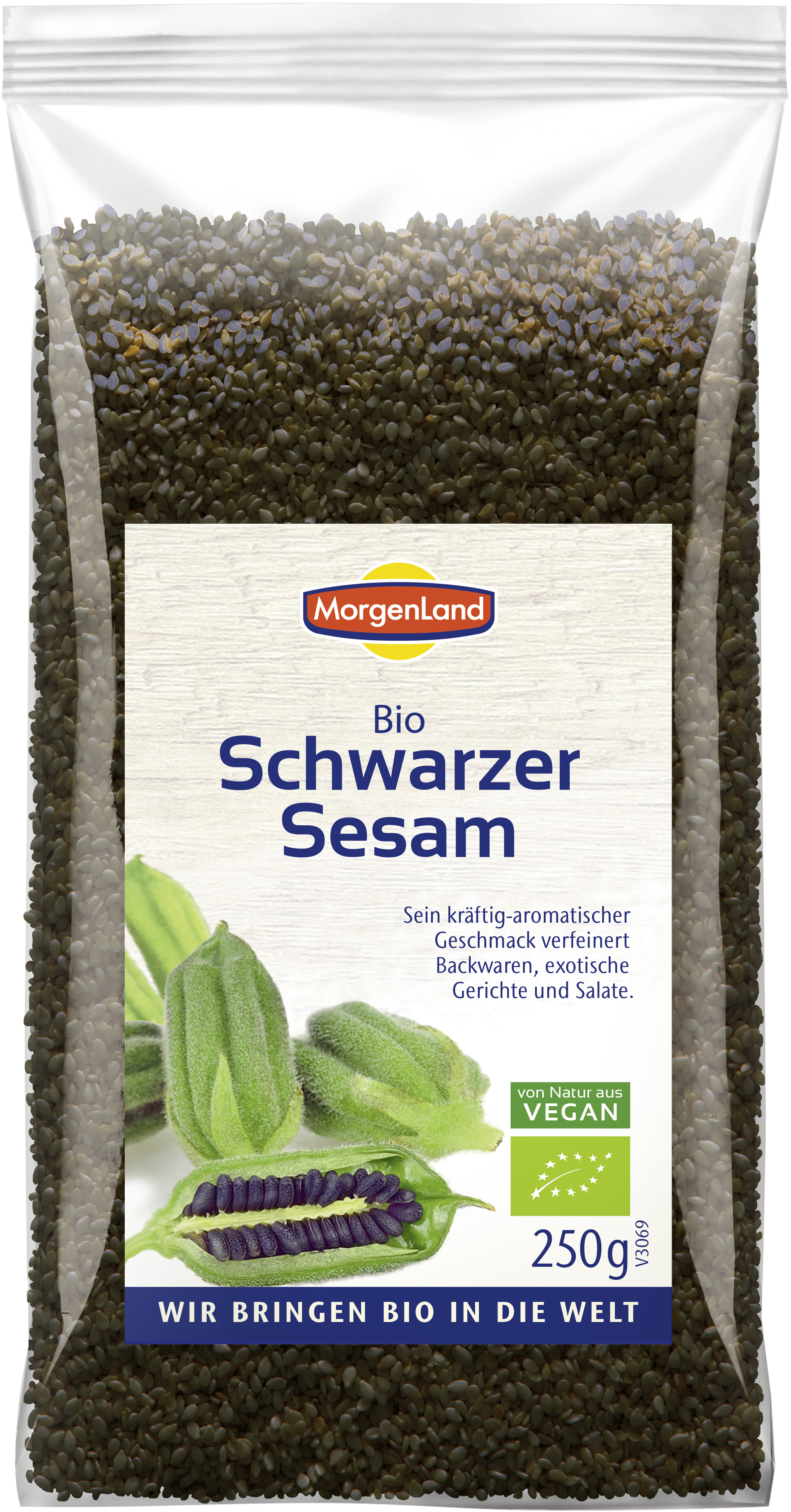 MorgenLand Schwarzer Sesam 250g