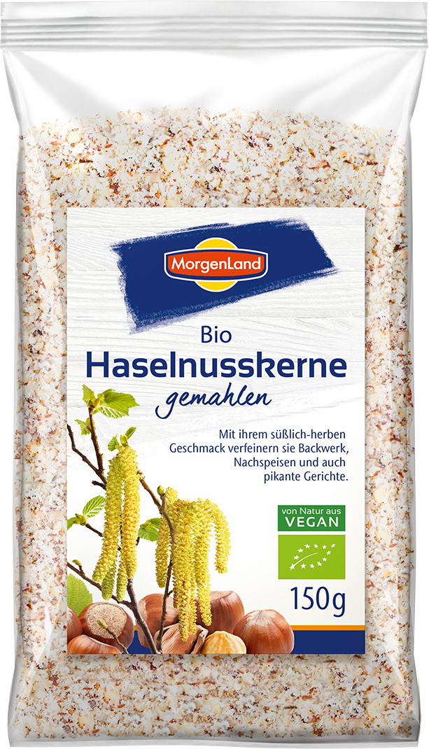 MorgenLand Haselnusskerne gemahlen 150g